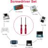imageGam3Gear TriWing ampamp Screwdriver Set for NSwitchSwitch 2Switch OLED GBA NDS DSL Dsi 3DS XL Wii PS4 Controller Set of 2