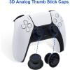 imageMcbazel 15 in 1 Joystick Repair Kits for PS5 Controllers 3D Analog Joystick Thumbstick Replacement with 2 Thumb Caps  8 Thumb Grips  Screwdriver  Triangle Paddle  Prying Tools15 in 1