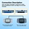 imageMcbazel 2 Player Link Cable Connect Cord for Nintendo GBA Gameboy Advance and SP GBA Link Cable  39FT Black