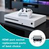 imageMcbazel 2Packs HDMI Port Socket Interface Replacement Parts for Xbox One S Console
