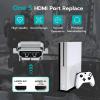 imageMcbazel 2Packs HDMI Port Socket Interface Replacement Parts for Xbox One S Console
