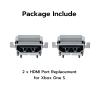 imageMcbazel 2Packs HDMI Port Socket Interface Replacement Parts for Xbox One S Console