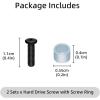 imageMcbazel 2Pcs SSD Screw and 2Pcs Ring Replacement for PS5 Solid State Drive Repair Accessories NOT for PS5 Slim