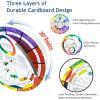 imageMcbazel 3 Pieces Color Mixing Guides Wheel Paint Mixing Learning Guide Art Class Teaching Tool for Makeup Blending Board Chart Mix Colours 3 Sizes
