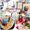 imageMcbazel 3 Pieces Color Mixing Guides Wheel Paint Mixing Learning Guide Art Class Teaching Tool for Makeup Blending Board Chart Mix Colours 3 Sizes