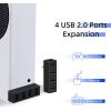 imageMcbazel 4 Ports USB Hub 20 for Xbox Series XS Portable High Speed USB Hub Splitter Expansion Adapter Accessories Compatible with Xbox Series XS Console  BlackBlack