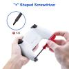 imageMcbazel 7 in 1 Joystick Repair Kit for PS5 Controller 3D Analog Joystick Thumb Sticks Replacement Thumb Caps Grips with Screwdriver and Prying Tools Compatible with PlayStation 5 Controllers