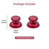 imageMcbazel Aluminum Alloy Metal Analog Thumbstick for Xbox ONE Red Set of 2