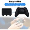 imageMcbazel Battery Cover for Xbox Series XS Universal Replacement Battery Back Shell Door Lid Repair Part for Xbox Series SX Controller 6 Packs  White NOT for Xbox OneElite 1ampamp2 ControllersBlack