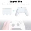 imageMcbazel Battery Cover for Xbox Series XS Universal Replacement Battery Back Shell Door Lid Repair Part for Xbox Series SX Controller 6 Packs  White NOT for Xbox OneElite 1ampamp2 ControllersWhite