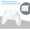 imageMcbazel Battery Cover for Xbox Series XS Universal Replacement Battery Back Shell Door Lid Repair Part for Xbox Series SX Controller 6 Packs  White NOT for Xbox OneElite 1ampamp2 ControllersWhite