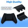 imageMcbazel Battery Cover for Xbox Series XS Universal Replacement Battery Back Shell Door Lid Repair Part for Xbox Series SX Controller 6 Packs  White NOT for Xbox OneElite 1ampamp2 ControllersBlack