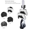 imageMcbazel Controller and Headset Wall Mount Stand Holder with Screws Set and Screwdriver for PS5 PS4 Xbox Series XampampSXbon OneNS Switch ProSwitch2 and More