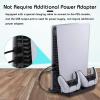 imageMcbazel Cooling Fan and Dual Controller Charger Station for PS5 Console Cooler Station and Charging Dock with Extra USB Ports for PlayStation 5 UHD and Digital Edition  BlackNOT for PS5 SlimProBlack