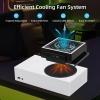 imageMcbazel Cooling Fan for Xbox Series S RGB LED Display Low Noise 2 Extra USB Ports 3 Level Adjustable Speed External Cooler Fan for Xbox Series S Console Only  WhiteBlack