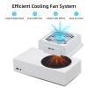 imageMcbazel Cooling Fan for Xbox Series S RGB LED Display Low Noise 2 Extra USB Ports 3 Level Adjustable Speed External Cooler Fan for Xbox Series S Console Only  WhiteWhite