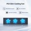 imageMcbazel DOBE Intelligent External Auto Temperature Control 3Fan Cooling Fan Cooler for PS4 Slim Gaming Console NOT for PS4 PS4 Pro