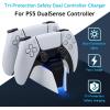 imageMcbazel Dual Charger for PS5 Controller Charger Fast Charging Station Dock USB Type C Charging Adapter with LED Indicator for PlayStation 5 DualSense Controller