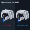 imageMcbazel Dual Charger for PS5 Controller Charger Fast Charging Station Dock USB Type C Charging Adapter with LED Indicator for PlayStation 5 DualSense Controller