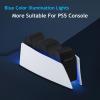 imageMcbazel Dual Charger for PS5 Controller Charger Fast Charging Station Dock USB Type C Charging Adapter with LED Indicator for PlayStation 5 DualSense Controller
