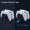 imageMcbazel Dual USB Charging Station for PS5 Controller with LED LightsQuick ChargeTriProtection  BlackBlack