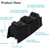 imageMcbazel Dual USB Charging Station for PS5 Controller with LED LightsQuick ChargeTriProtection  BlackBlack