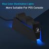 imageMcbazel Dual USB Charging Station for PS5 Controller with LED LightsQuick ChargeTriProtection  BlackBlack