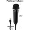 imageMcbazel Gam3Gear Universal USB Audio Wired Karaoke Micrphone Mic for PS4 SlimProPS3Xbox OneSXbox 360WiiSwitchPC