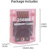 imageMcbazel Gamecube Memory CardsMemory Card Compatible with Gamecube and Wii Console  Blue 512MB 8192 BlocksPink 256MB