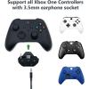 imageMcbazel Headset Adapter for Xbox Series XS Stereo Headset Audio Adapter with Volume Adjustment for Xbox One with 35mm Jack ControllersXbox One SXbox Series X ampamp S Controllers  Black