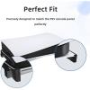 imageMcbazel Horizontal Stand for Standard PS5  Stable Base Stand for PlayStation 5 Disc and Digital Editions GreyWhite  Secure Fit Easy Installation Not Compatible with PS5 SlimProBlack