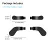 imageMcbazel Metal Stainless Steel Paddles Trigger for Xbox EliteElite 2 Replacement Parts Accessories Kits Metal Paddles Compatible with Xbox EliteElite 2 Controller  4 Pcs GoldBlack
