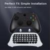 imageMcbazel Mini Game Keyboard 24G Receiver Wireless Chatpad Message with 35MM Audio Jack for Xbox OneXbox One XXbox One SXbox Series XXbox Series S  White