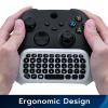 imageMcbazel Mini Game Keyboard 24G Receiver Wireless Chatpad Message with 35MM Audio Jack for Xbox OneXbox One XXbox One SXbox Series XXbox Series S  White