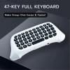 imageMcbazel Mini Game Keyboard 24G Receiver Wireless Chatpad Message with 35MM Audio Jack for Xbox OneXbox One XXbox One SXbox Series XXbox Series S  White