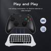 imageMcbazel Mini Game Keyboard 24G Receiver Wireless Chatpad Message with 35MM Audio Jack for Xbox OneXbox One XXbox One SXbox Series XXbox Series S  White