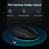 imageMcbazel RGB Vertical Stand for PS5 Console LED Base Gaming Stand with USB Hub Compatible with PS5 Console  Black NOT for ps5 SlimProBlack