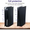 imageMcbazel Silicone Skin Cover for PS5 Disk Edition Console Dustproof AntiScratch AntiFall Protector Case Cover for PlayStation 5 UHD Edition OnlyNOT for Digital Edition or PS5 Slim  Black