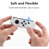imageMcbazel Transparent TPU Case for Switch JoyCon Controllers Protective Cover AntiSlip Grip Clear Skin Compatible with NS SwitchOLEDNOT for NS 2