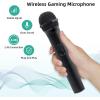 imageMcbazel Wireless USB Gaming Microphone Compatible with Xbox Series XS PS5 Switch OLED NS SwitchSwitch2 PC PS4 PS3 PS2 Xbox One XS Xbox One Xbox 360 Wii2 Pack