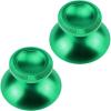 imageGam3Gear Aluminum Alloy Metal Analog Thumbstick for Xbox ONE Green Set of 2