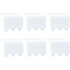 imageMcbazel Battery Cover for Xbox Series XS Universal Replacement Battery Back Shell Door Lid Repair Part for Xbox Series SX Controller 6 Packs  White NOT for Xbox OneElite 1ampamp2 ControllersWhite