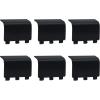 imageMcbazel Battery Cover for Xbox Series XS Universal Replacement Battery Back Shell Door Lid Repair Part for Xbox Series SX Controller 6 Packs  White NOT for Xbox OneElite 1ampamp2 ControllersBlack