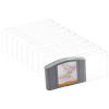 imageMcbazel LOT 10 Clear Case Sleeve Protector for Nintendo N64 Games Cartridge Set of 10
