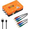 imageMcbazel ODVII ComponentAVCVBSSVideo to Component Converter for Retro Gaming Console Not Compatible with RGB Signals
