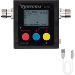 imageGam3Gear SW102S SO239 Connector Digital VHF UHF 125525Mhz Power ampamp SWR Meter