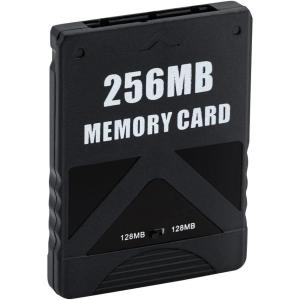 imageMcbazel 256MB High Speed Game Memory Card for PlayStation 2  Black 1 Pack