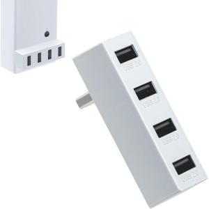 imageMcbazel 4 Ports USB Hub 20 for Xbox Series XS Portable High Speed USB Hub Splitter Expansion Adapter Accessories Compatible with Xbox Series XS Console  Blackwhite