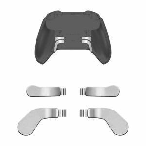imageMcbazel Metal Stainless Steel Paddles Trigger for Xbox EliteElite 2 Replacement Parts Accessories Kits Metal Paddles Compatible with Xbox EliteElite 2 Controller  4 Pcs GoldSilver