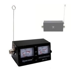 imageMcbazel Surecom SW114 SWR RF Field Strength Test Meter with SO239 UHF Connector for CB Operation